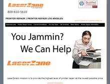 Tablet Screenshot of laserzone123.com